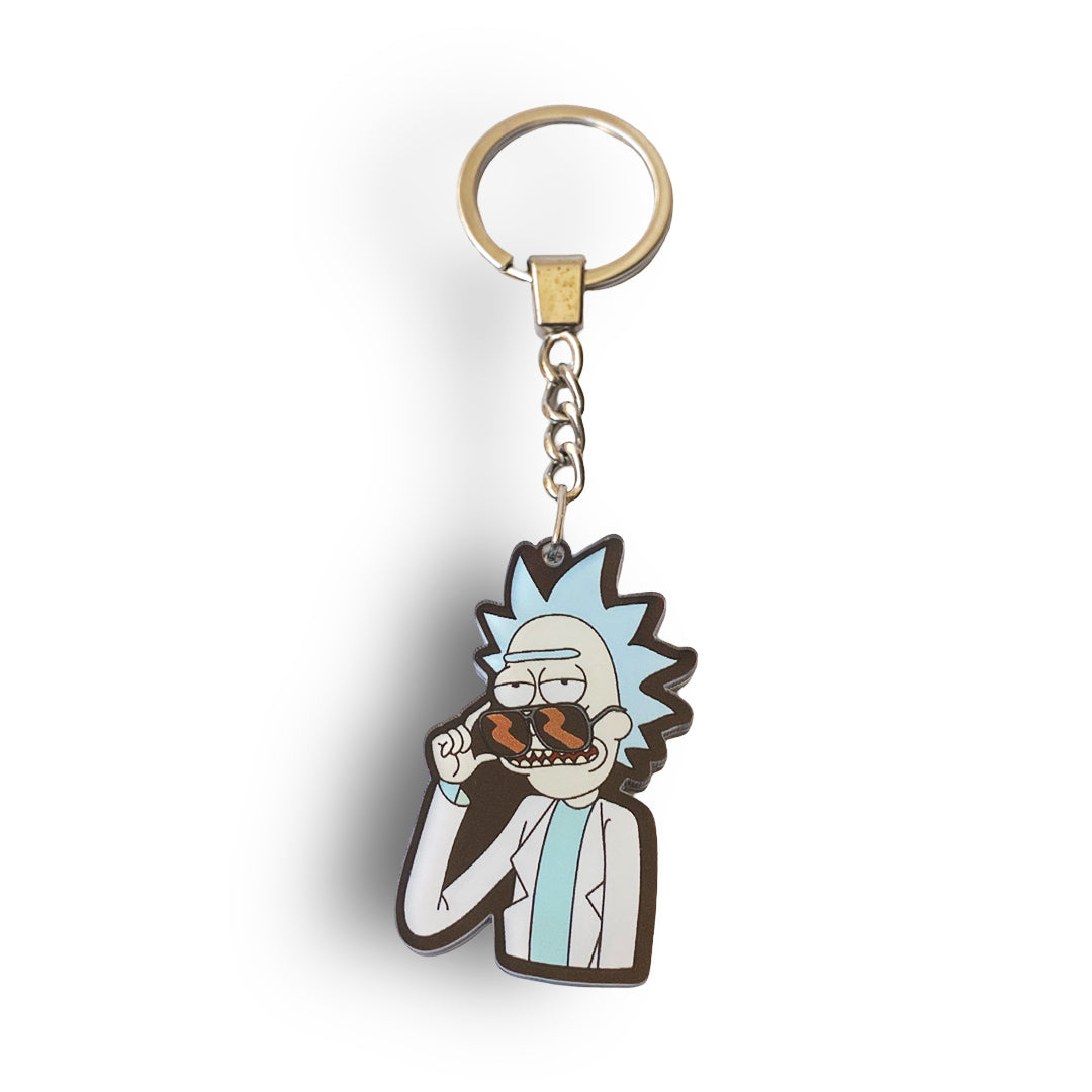 RICK ACLYRIC KEYCHAIN