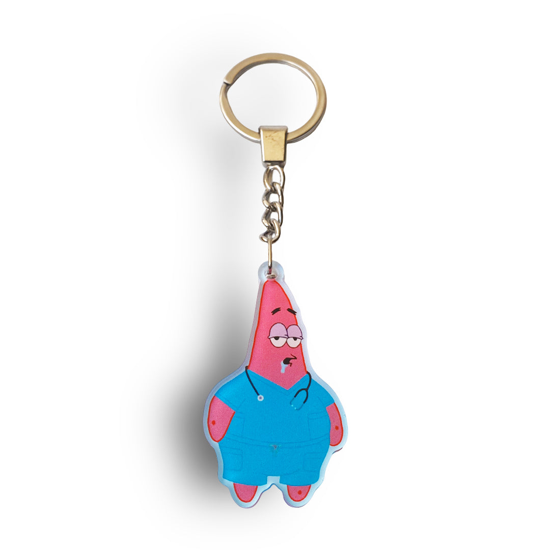 PATRICK STAR ACRYLIC KEYCHAIN