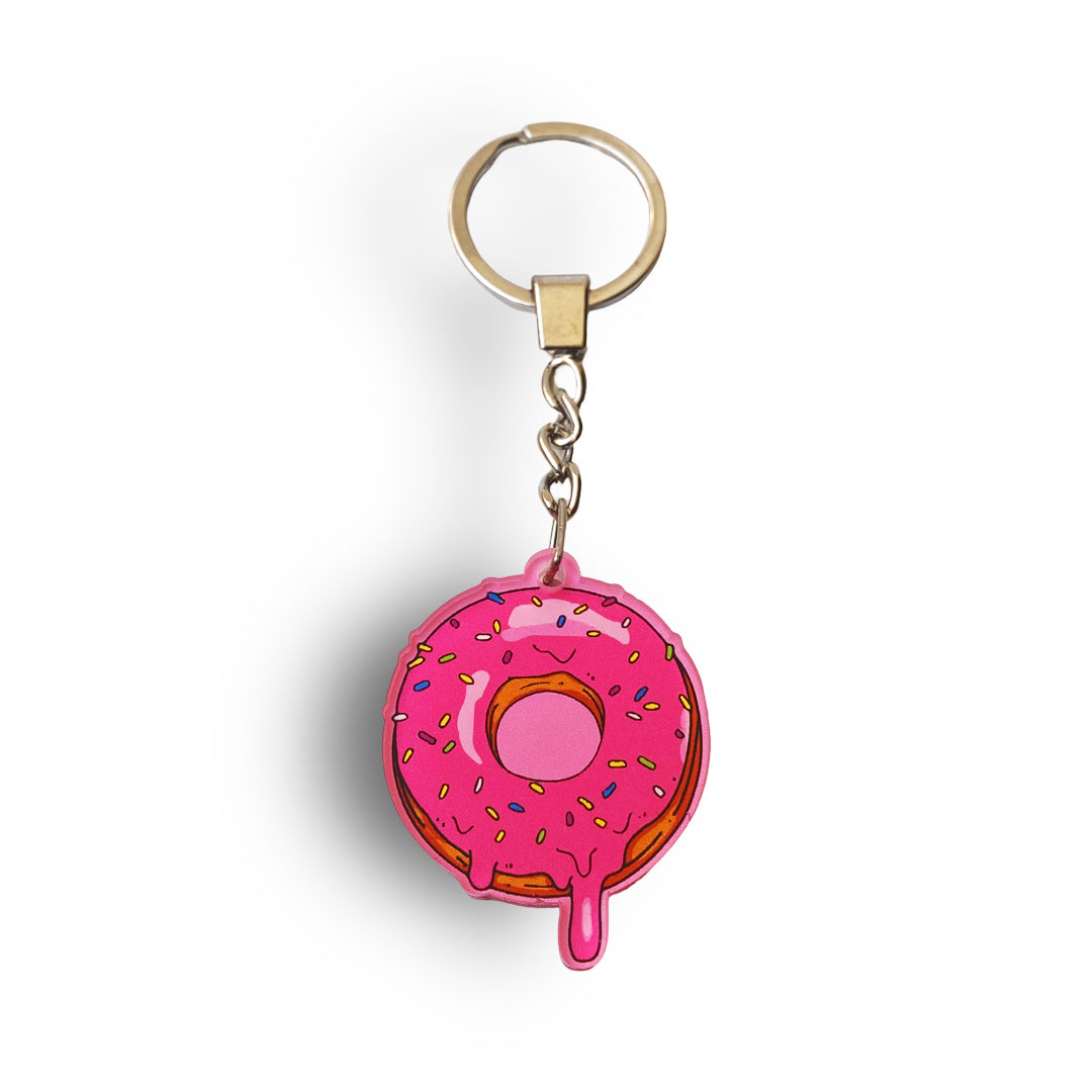 DOUGHNUT ACLYRIC KEYCHAIN