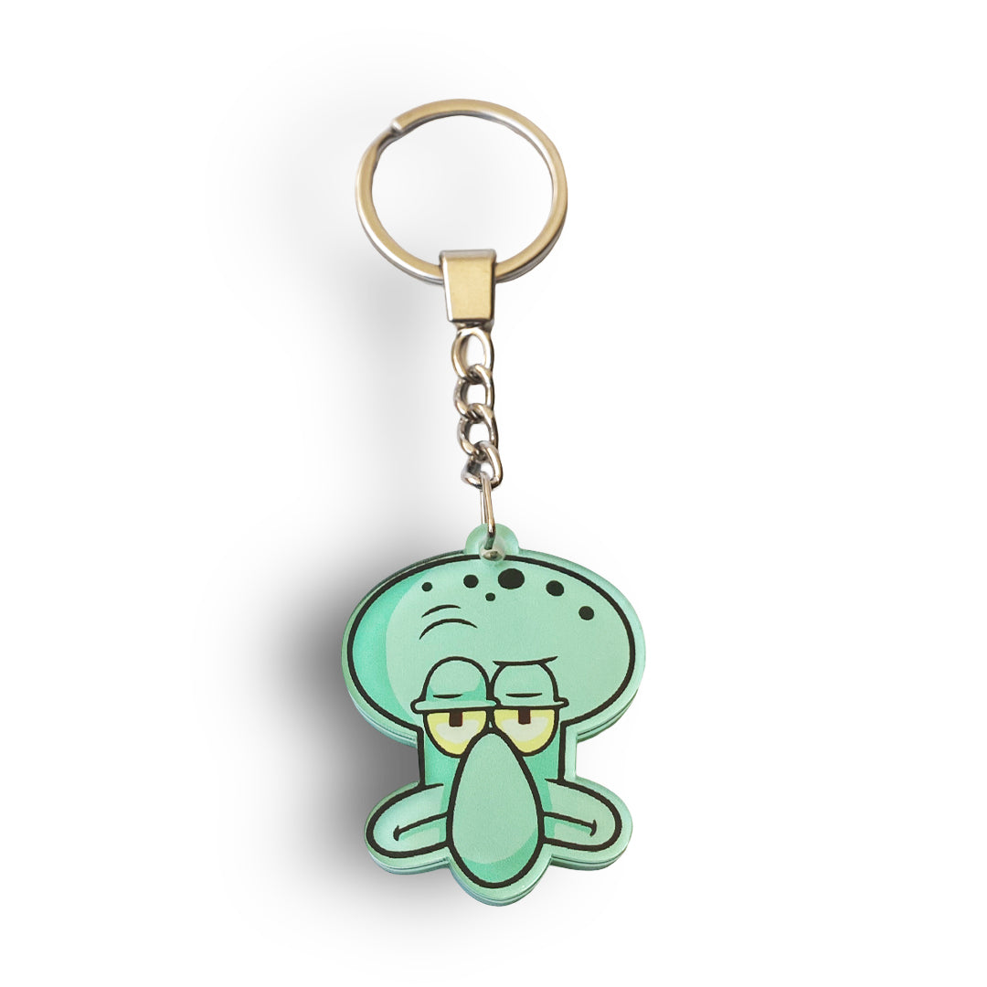 SQUIDWARD ACLYRIC KEYCHAIN