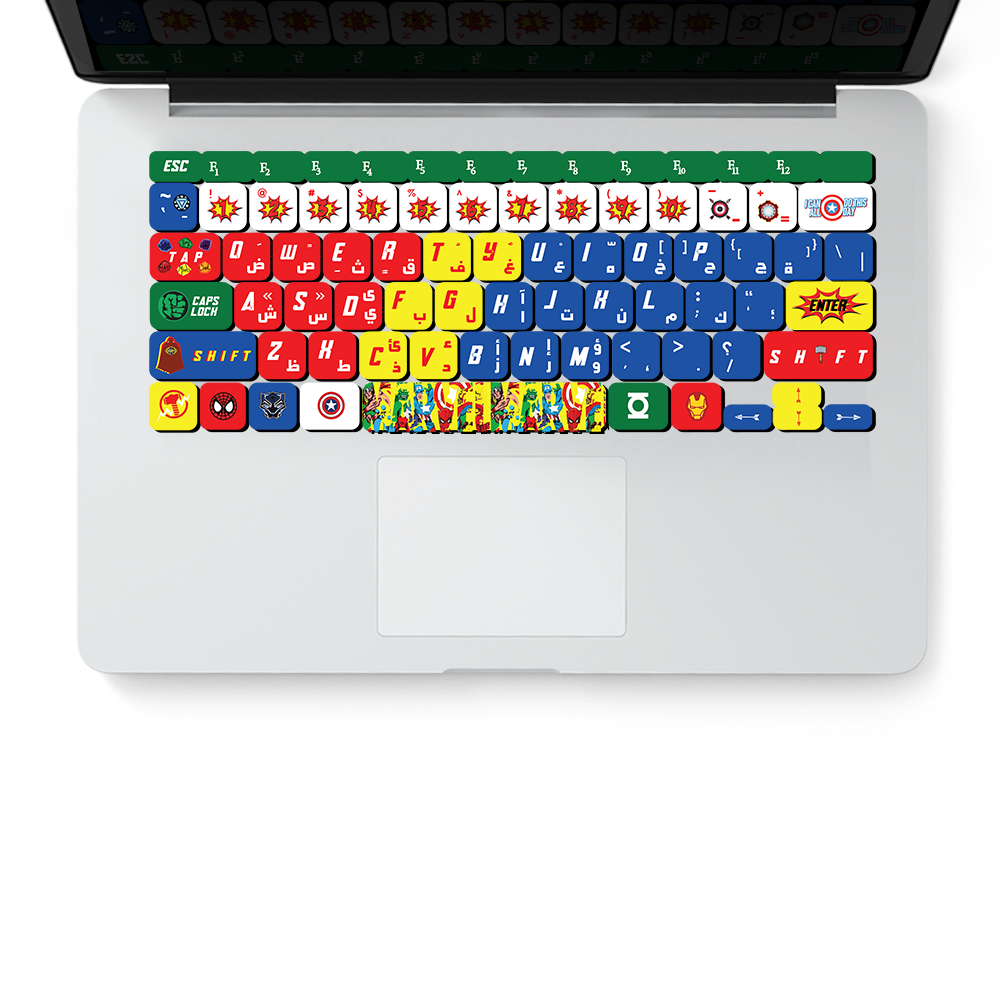 COMICS KEYBOARD STICKER