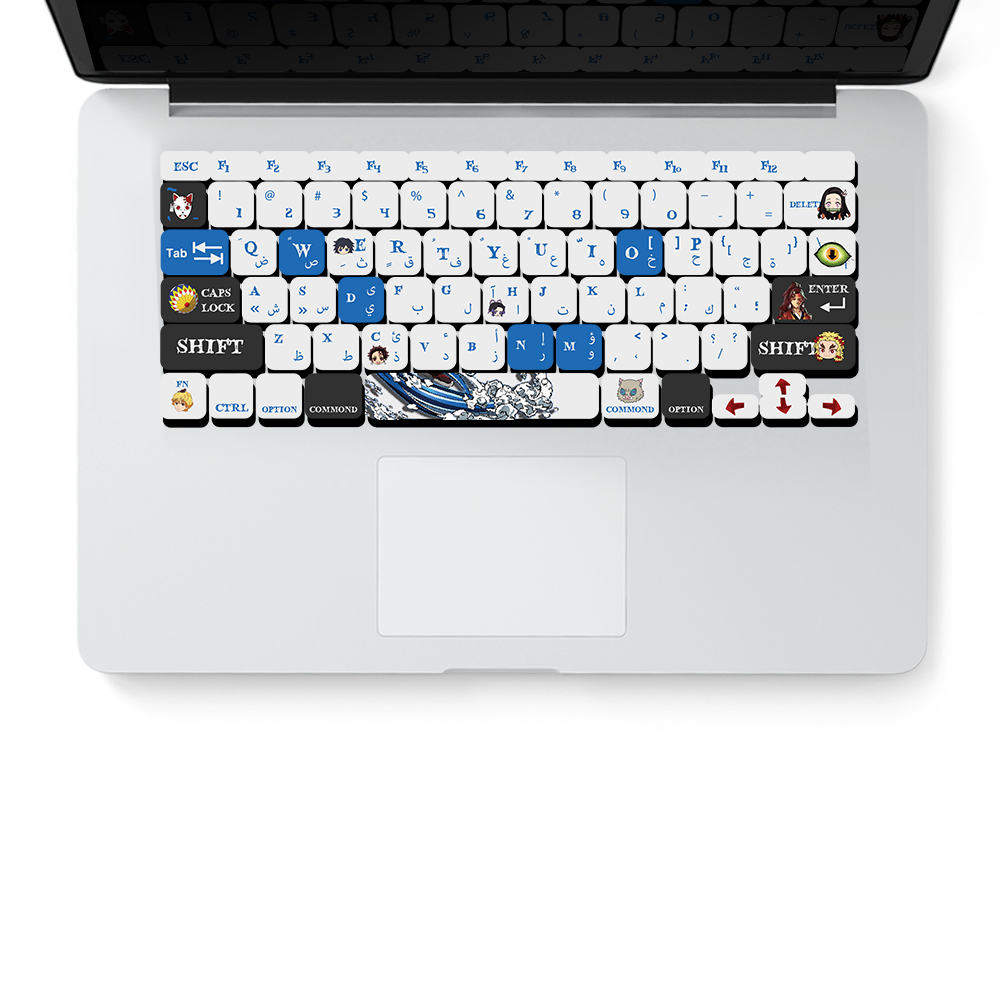 DEMON SLAYER KEYBOARD STICKER