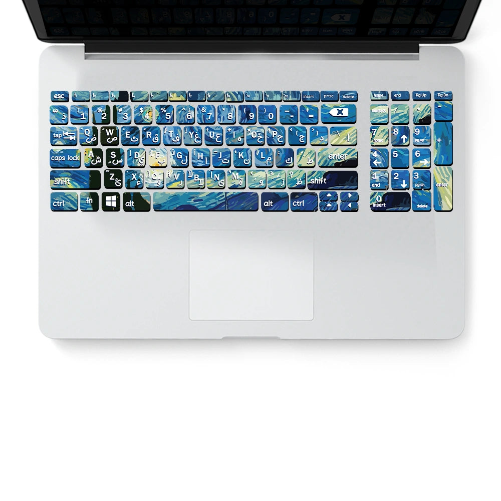 STARRY NIGHT KEYBOARD STICKER