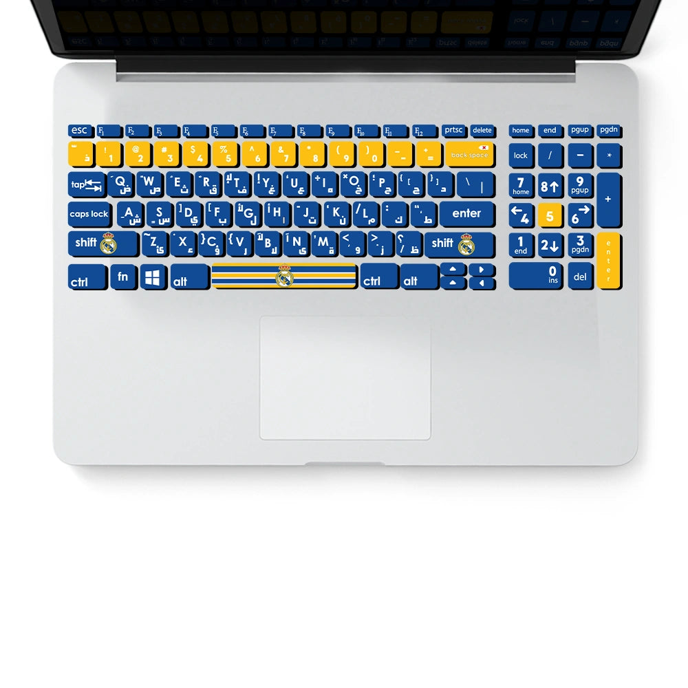 REAL MADRID FC KEYBOARD STICKER