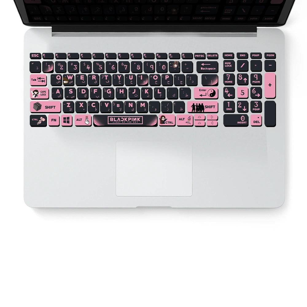 BLACK PINK KEYBOARD STICKER