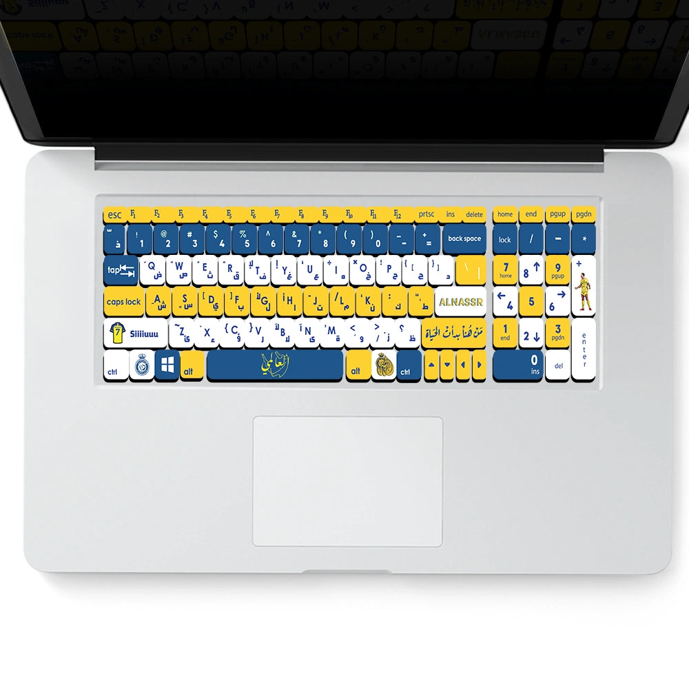 ALNASSR FC KEYBOARD STICKER