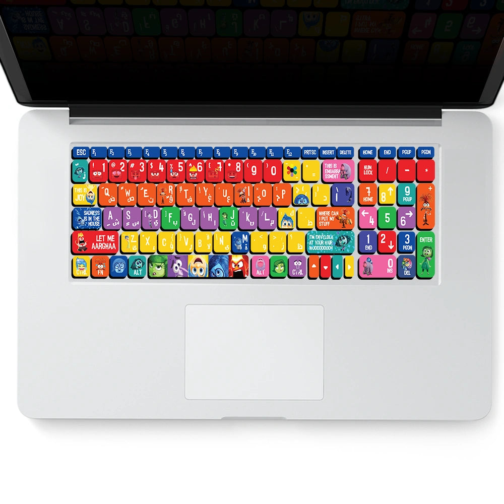 INSIDE OUT KEYBOARD STICKER