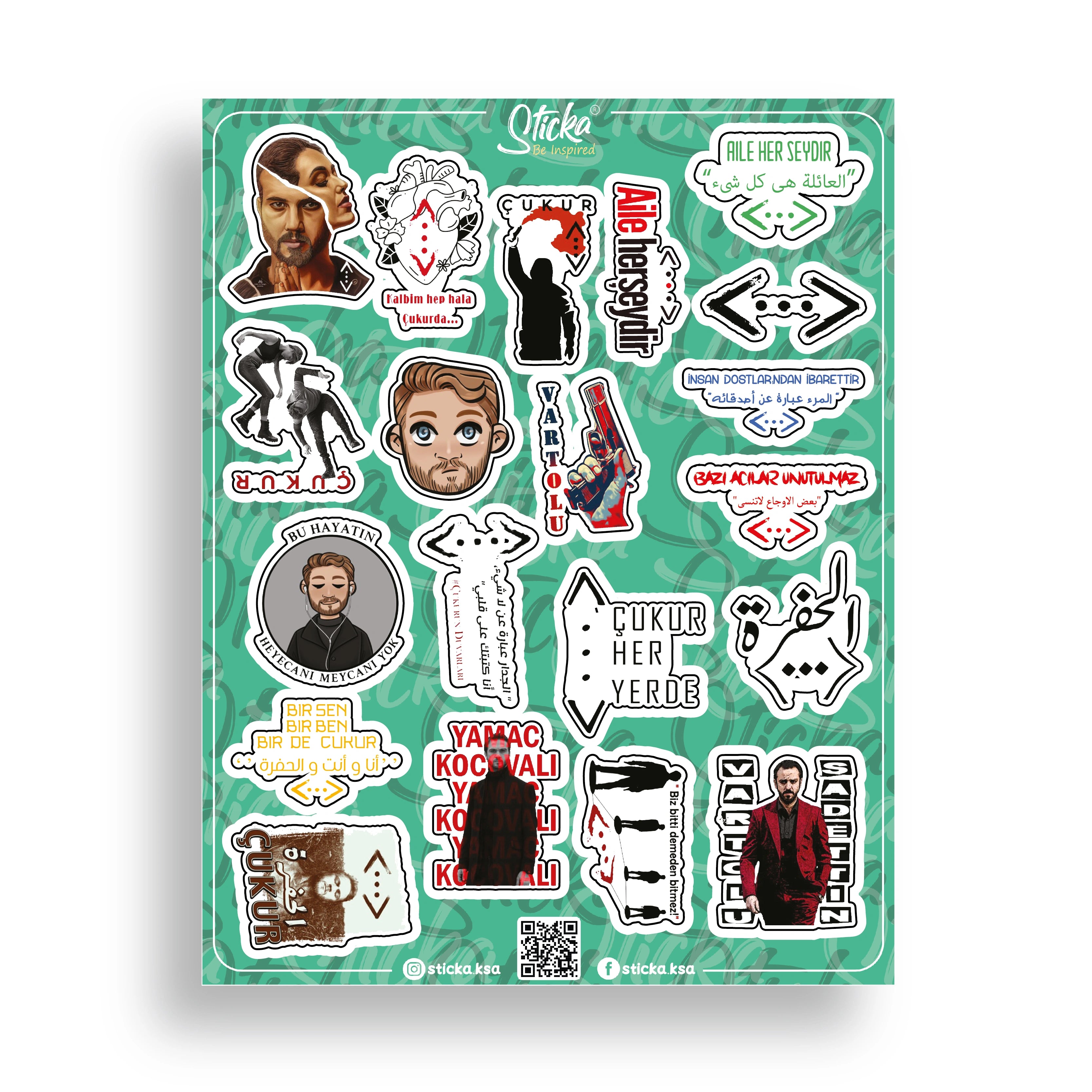 CUKUR STICKER SHEET