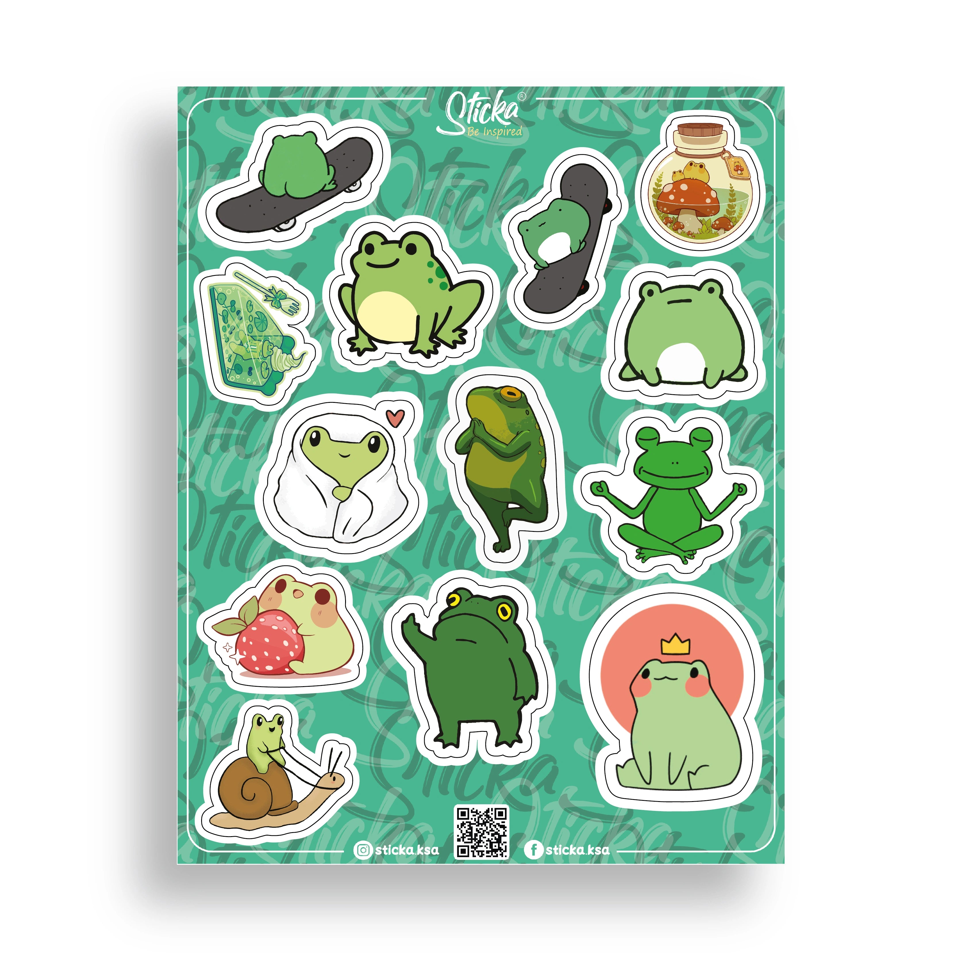 FRUGS STICKER SHEET